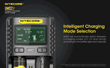 Battery charger - Nitecore UMS2