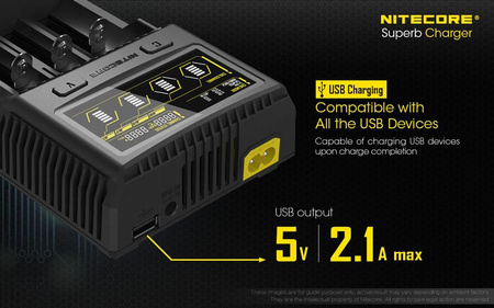 Battery charger - Nitecore SC4