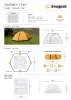 Snugpak Journey Trio Orange Tent