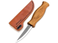 Carving knife with leather scabbard - BeaverCraft C4S