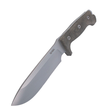 LionSteel Green Canvas, Satin Blade (M7 CVG) Knife