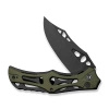 Civivi Biophase Black Aluminum / OD Green G10, Black Stonewashed Nitro-V Folding Knife (C23083C-2)