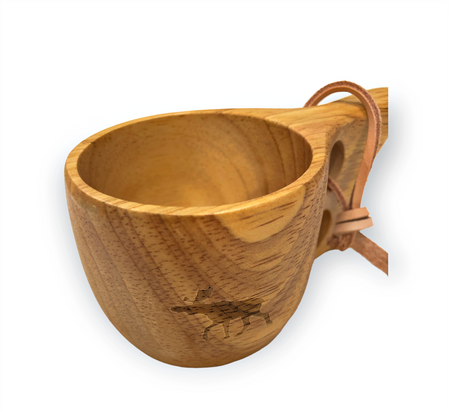 Aurora Borealis - Wooden Kuksa Mug - Moose