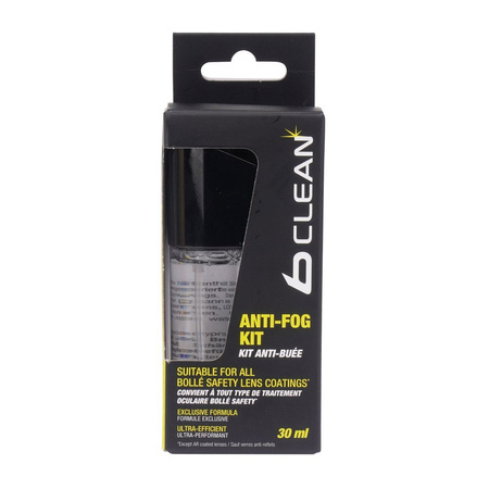 Bolle Anti-Fog B-Clean B200 kit with 30 ml cloth - PACF030