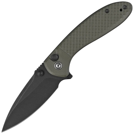 Civivi Faeger OD Green G10, Black Stonewashed 14C28N folding knife (C24031-2)