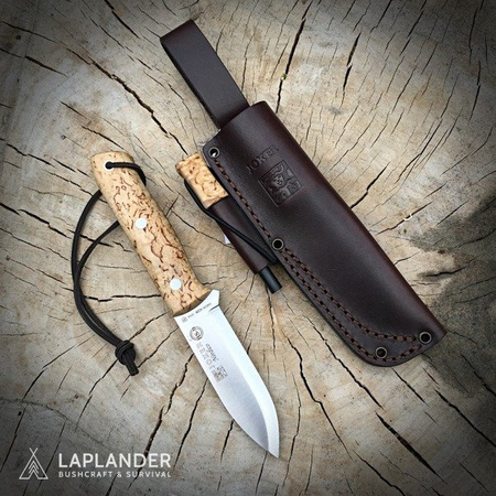 Nordico CL115-P bushcraft knife - Joker - Karelian birch - Krzesik