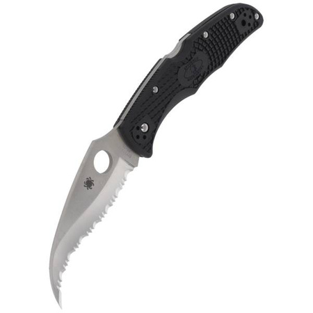 Spyderco Matriarch 2 FRN Black Spyder Folding Knife (C12SBK2)