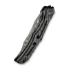 Civivi Biophase Gray Aluminum / Black G10 folding knife, Damascus (C23083C-DS1)