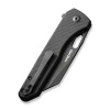 Civivi Nugz Black G10, Black Stonewashed 14C28N Folding Knife by Matthew Wehrwein (C23060-1)