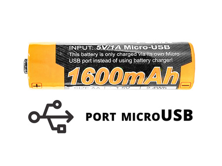 Fenix USB Battery ARB-L14U (14500 1600 mAh 1.5 V)