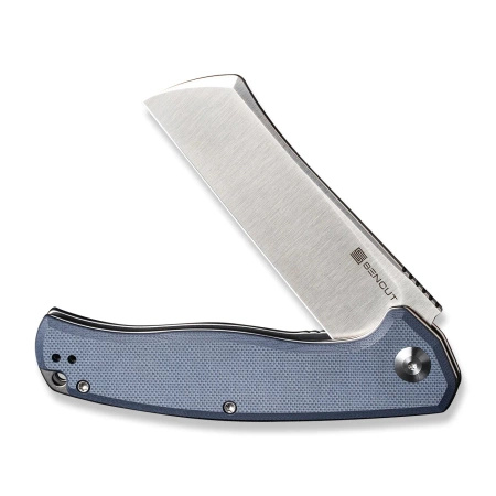 Sencut Traxler Neutral Blue G10, Satin 9Cr18MoV Folding Knife (S20057C-2)