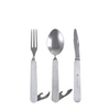 Folding steel hiking cutlery - Lifeventure Folding Cutlery Set