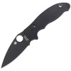 Spyderco Manix 2 G-10 Black / Black Blade Folding Knife - C101GPBBK2