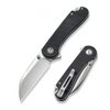 Civivi Elementum Wharncliffe Black G10, Satin Nitro-V Folding Knife (C18062AF-1)