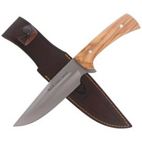 Muela Full Tang Olive wood 170mm hunting knife (JABALI-17OL)