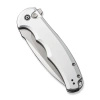 Civivi Button Lock Praxis Silver Aluminum, Satin Nitro-V Folding Knife (C18026E-2)