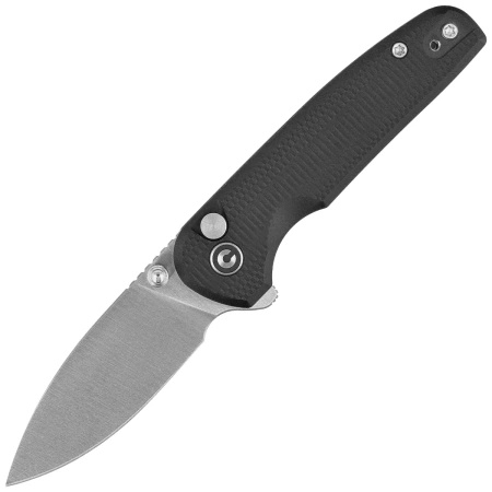 Civivi Knife Mini Shakan Folding Knife Black Aluminum, Satin Nitro-V (C20052F-1)