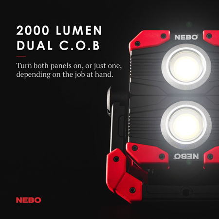 NEBO - Multifunctional LED lamp - OMNI 2K - 2000 lumens