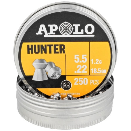 Apolo Hunter 5.5 mm shotgun shell, 250 rounds. 1.20g/18.5gr (19971)