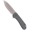 CIVIVI Elementum Flipper Gray G10 knife, Satin Finish (C907B)