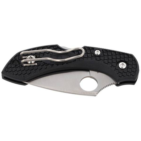 Spyderco DragonFly 2 Lightweight Black Plain Folding Knife - C28PBK2