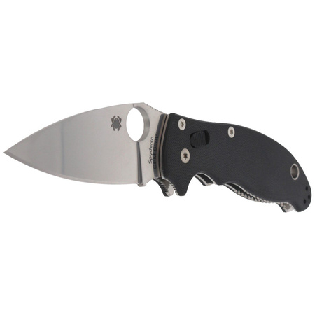 Spyderco Manix 2 G-10 Black Plain Folding Knife - C101GP2