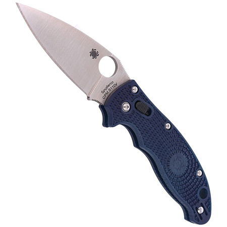 Spyderco Manix 2 FRCP Dark Blue CPM S110V Folding Knife, Plain (C101PDBL2)