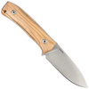 LionSteel Bushcraft Olive Wood, Satin M390 by Molletta (M4 UL) knife