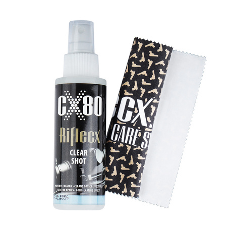 RifleCX - Clear Shot Optics Cleaner with Cloth - 100 ml - 48547