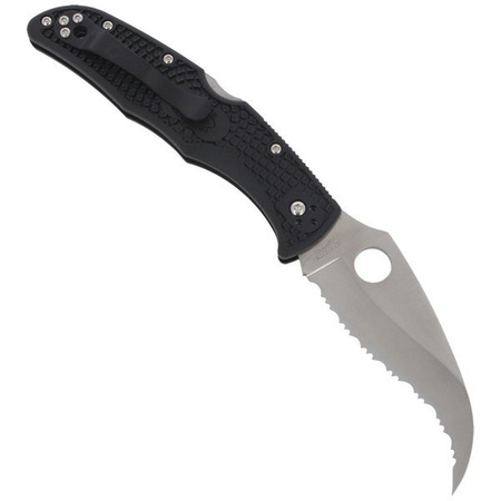 Spyderco Matriarch 2 FRN Black Spyder Folding Knife (C12SBK2)