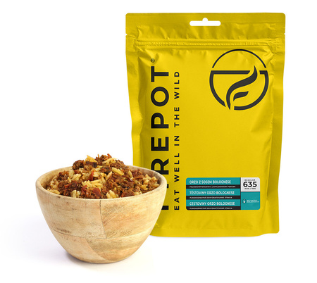Firepot - Freeze-dried Orzo dish with Bolognese sauce -135g 