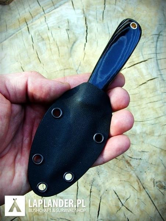 Brisa Necker 70 Scandi knife - Black Micarta - Kydex scabbard