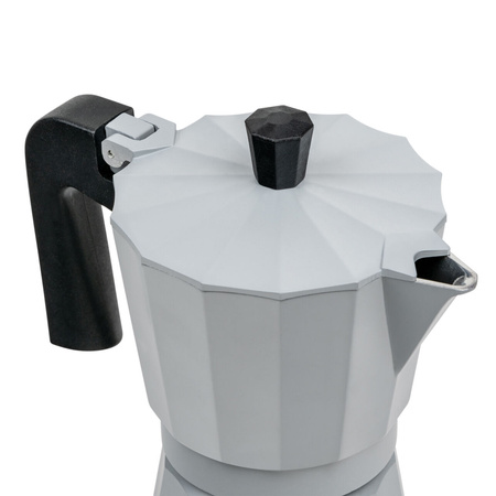 Leopold Vienna - Moshi 6 cups Italian coffee machine - grey