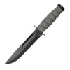 Ka-Bar 5012 - Foliage Green Utility Knife, Serrated - GFN Sheath