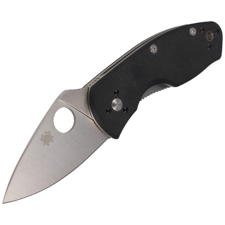 Spyderco Ambitious G-10 Black Plain Folding Knife - C148GP