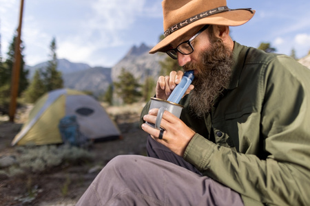 LifeStraw Peak Series Personal Water Filter - Dark Gray