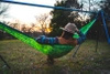 ENO DoubleNest PRINT Giving Back Hiking Hammock - Outside LNT/Charcoal