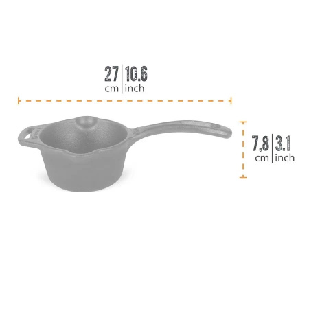 Petromax 0.5 L Cast Iron Sauce Pan