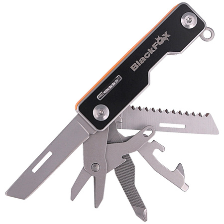 BlackFox Pocket Boss Orange MultiTool 9 functions (BF-205 OR)