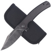 Civivi Sinisys Black G10 knife, Black Hand Rubbed Damascus (C20039-DS1)