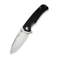 Sencut Skarnax Black G10, Satin 9Cr18MoV Folding Knife (S24025-1)