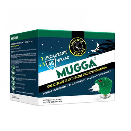 Mugga Electrofumigator with refill 45 nights - 35 ml