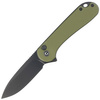 Civivi Button Lock Elementum II OD Green G10, Black Stonewashed Nitro-V knife (C18062P-3)