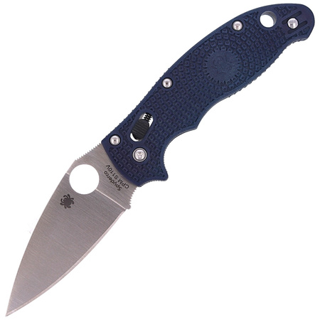 Spyderco Manix 2 FRCP Dark Blue CPM S110V Folding Knife, Plain (C101PDBL2)