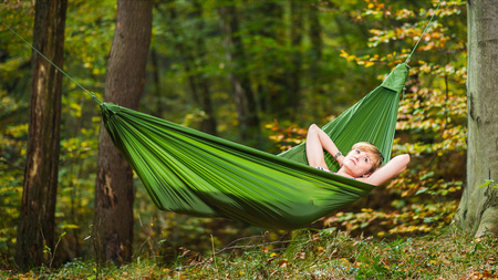 Lesovik DUCH Treetop Green hammock