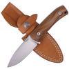 LionSteel M4-ST Bushcraf M390 Drop-P Leather Sheath Knife (M4 ST)