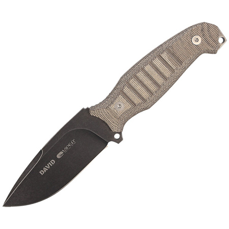 Viper David Evolution Green Canvas Micarta Knife, DSW by Rumici (VT4002ECG)