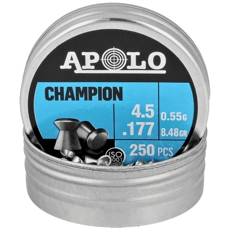 Apolo - Champion shot 4.5 mm, 250 rounds. 0.55g/8.48gr (19002)