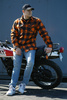 Longhorn Lumberjack flannel shirt - Orange