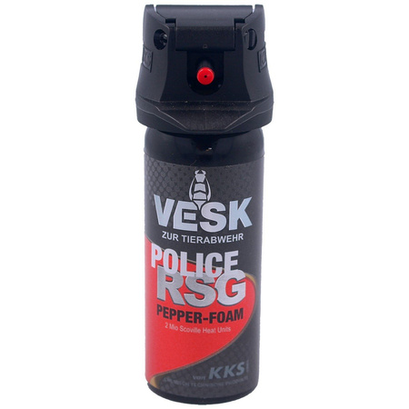 KKS VESK RSG Police Foam 2mln SHU Pepper Gas, Stream 50ml (12050-F)